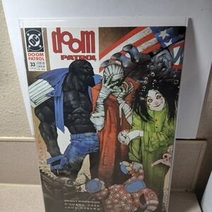 DC Doom Patrol Comic with Red and Green Cover